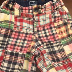 Old Navy plaid shorts